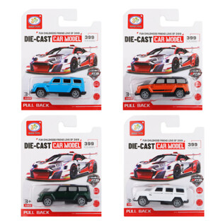 MAȘINI 4x4 PULL BACK PE CARD (12 buc.)