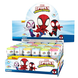 Baloane de săpun Spidey Spiderman Amazing Friends - 60ml - Display (36 buc.)