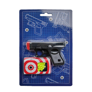 Pistol BB Gun 10,5cm pe Card [Sub 0.08J] (6 buc.)