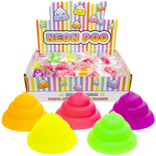 CACA SQUEEZE NEON - CULORI MIXTE - &Icirc;N DISPLAY (50 buc.)