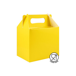 Cutie pentru Cadouri Galbenă 14x9,5x12 cm (12 buc.)