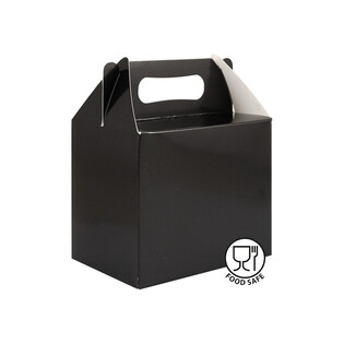 Cutiuțe pentru Cadouri și Dulciuri Negru 14x9.5x12 cm (12 buc.)