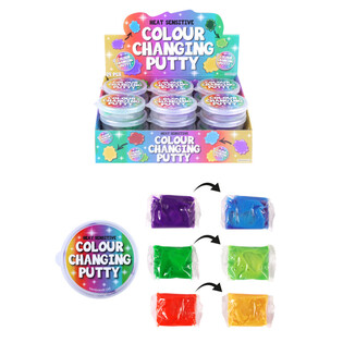 Plastilină Termosensibilă care &Icirc;și Schimbă Culoarea (24 buc)