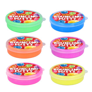 Plastilină Săltăreață Bouncing Putty, 10g - Culori Mixte (6 buc.)