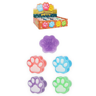 Slime Lăbuță de C&acirc;ine - Putty &icirc;n formă de lăbuță (24 buc)