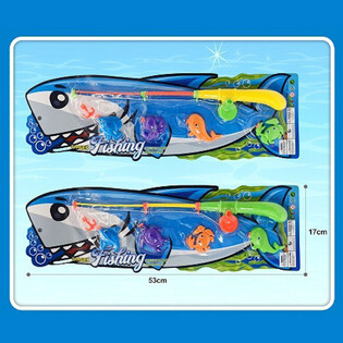 JOC DE PESCUIT MAGNETIC PE CARD - 16x53x3,5 cm (12 buc.)