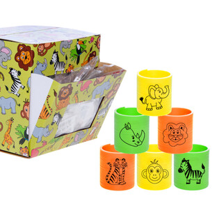 Arcuri spirale animale din junglă (Display 60 buc.)