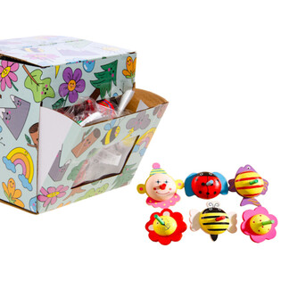 TITIREZI DIN LEMN MIX DESIGN - &Icirc;N DISPLAY (30 buc.)
