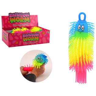 MINGE OMIDĂ RAINBOW PUFFER - 22CM - MIX CULORI - &Icirc;N DISPLAY (24 buc)
