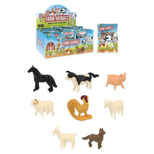 Pungă Surpriză / Blind Bag - Temă: Animale de la Fermă &eacute;n Display (60 buc.)
