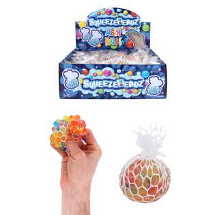 SQUEEZY BEADZ MINGI ANTISTRES CU PLASĂ &Icirc;N DISPLAY (36 buc.)