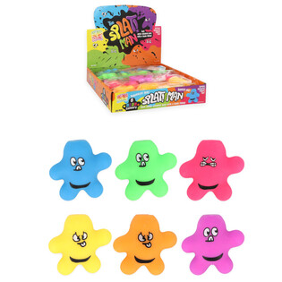 SQUEEZY SPLAT MAN - MIX CULORI - &Icirc;N DISPLAY (24 buc.)