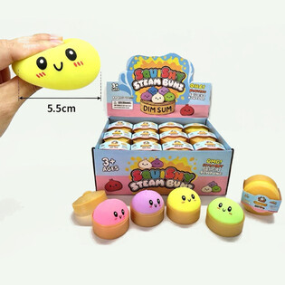 RAGE - Jucărie Squishy Gălușcă MICĂ (Dim. 5.5 x 5.5 x 3 Cm) - Viral 2026 Fidget Toy (24 buc.)