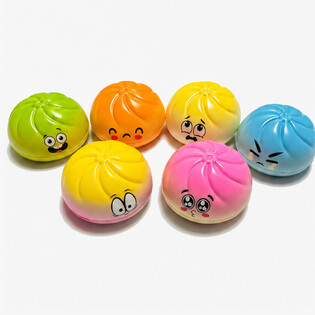 RAGE - Găluște Squishy MARI (Dim. 9 x 9 x 4 Cm) - Viral 2026 Fidget Toy - CU HEADER CARD (24 buc.)
