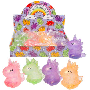 Jucărie squeeze unicorn &icirc;n display (12 buc.)