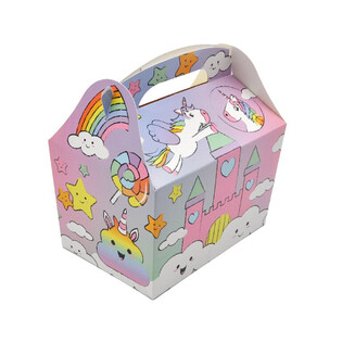CUTIE MENIU MODEL: UNICORN - Dim. 18.5x12x19 CM - FOODBOX - KIDSBOX (24 buc.)