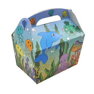 MENIUBOX MODEL: ANIMALE MARINE - Dim. 18.5x12x19 CM - FOODBOX - KIDSBOX (24 buc.)