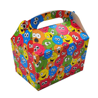 CUTIE MENIU MODEL: SMILEY - Dim. 18.5x12x19 CM - FOODBOX - KIDSBOX (24 buc.)