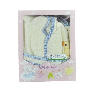 Halat de Baie Copii BABY BOW Galben / Albastru