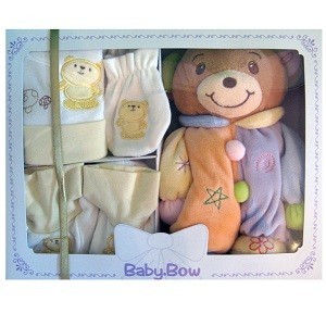 Set Cadou Baby Bow - Ursuleț (4 piese)
